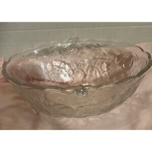 WP&G Fruit Delight CRYSTAL Clear Basket NO HANDLE